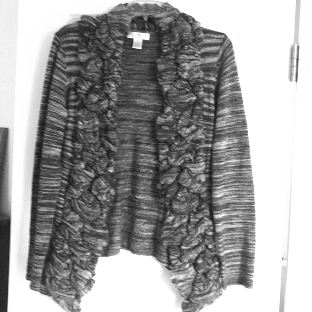 Ruffled sweater